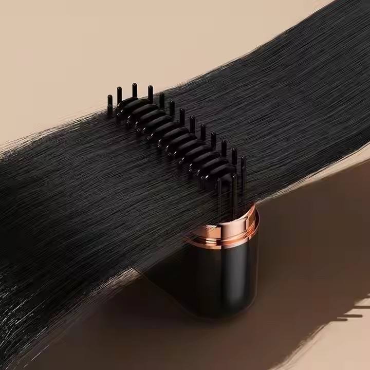 Wireless hair straightener comb negative ions do not hurt hair portable straight curl dual lazy charging hair straightener