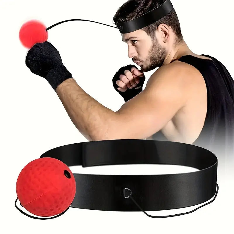 Boxing Ball - Punch Exercise - Head Band - Reflex Speed Training - (UK Shipment)
