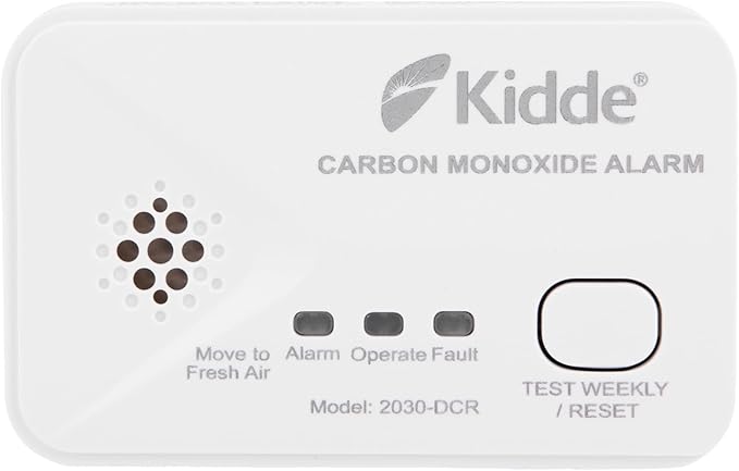 Carbon Monoxide Alarm 10 Year life CO Detector Kidde 2030-DCR