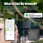 Air Tag Tracker for Apple - Works with 'Find My' App - Black