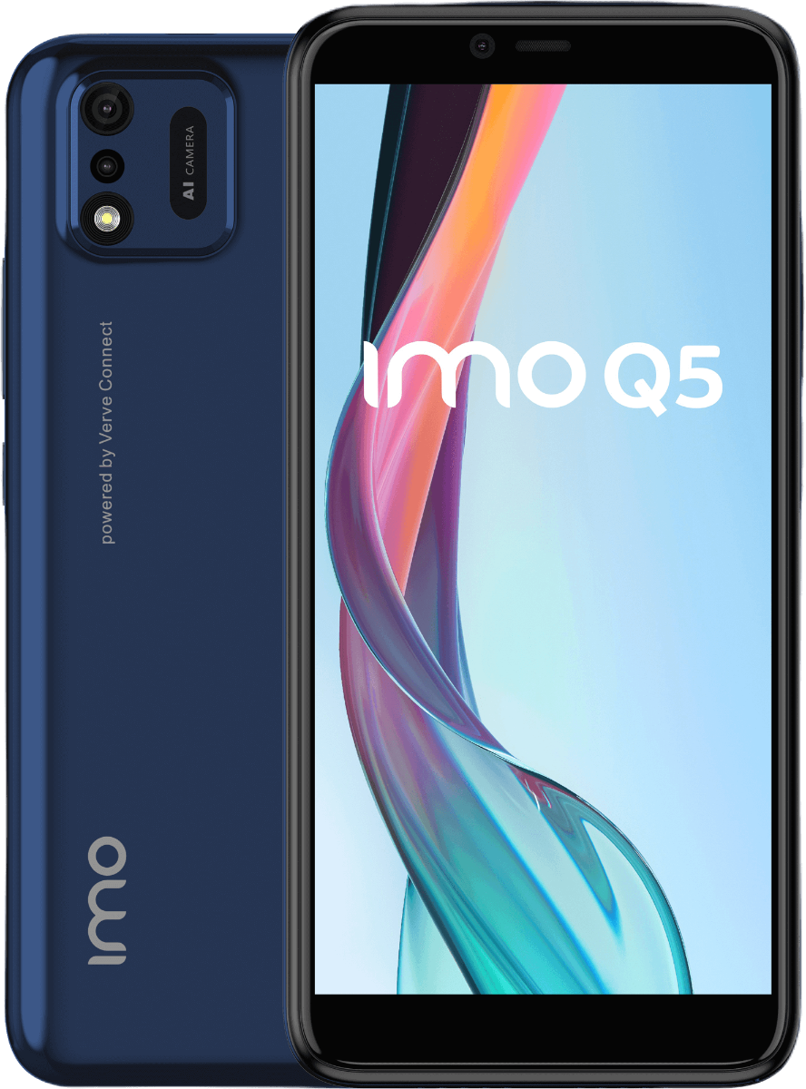 NEW IMO Q5 5.5" Sim-Free Smartphone 4G 16GB Sim-Free Unlocked - Midnight Blue