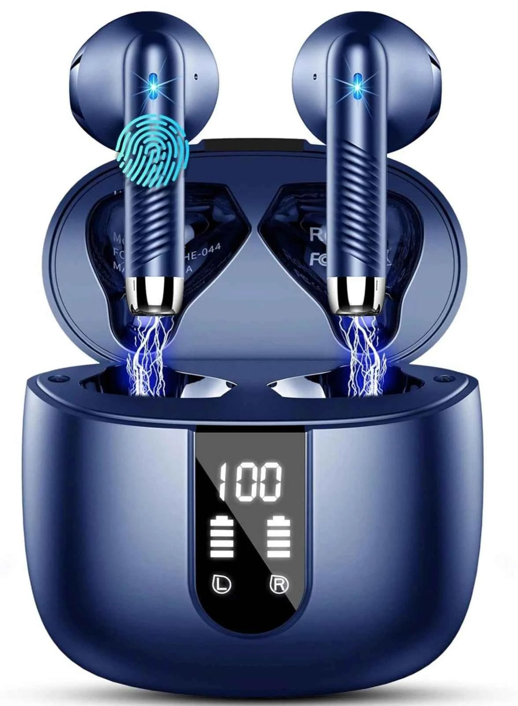 Bluetooth 5.4 Wireless Earbuds - Colour Blue