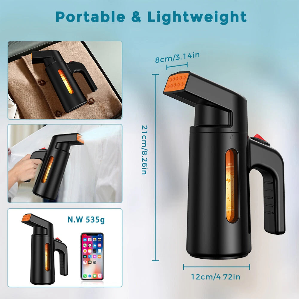 Handheld Garment Steamer - Fast Heat Portable Device 700W