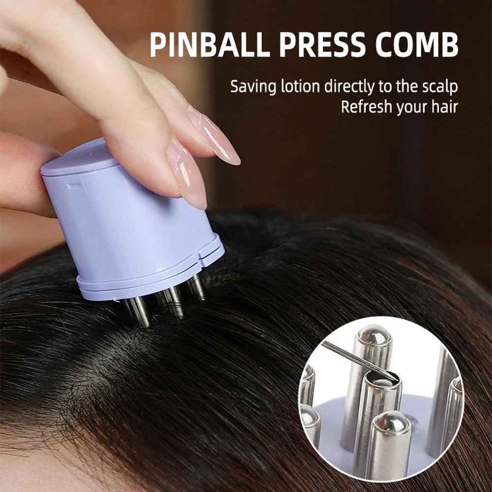 Rechargeable Scalp Massage Comb for Hair Growth, Red Light Therapy, Brush Head Massager