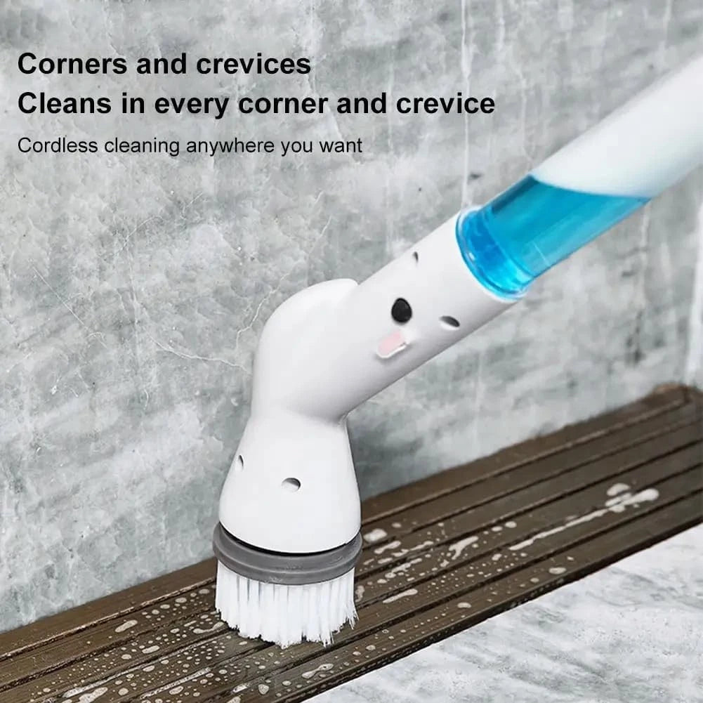 Cordless Electric Spin Scrubber for Bathroom & Home Cleaning