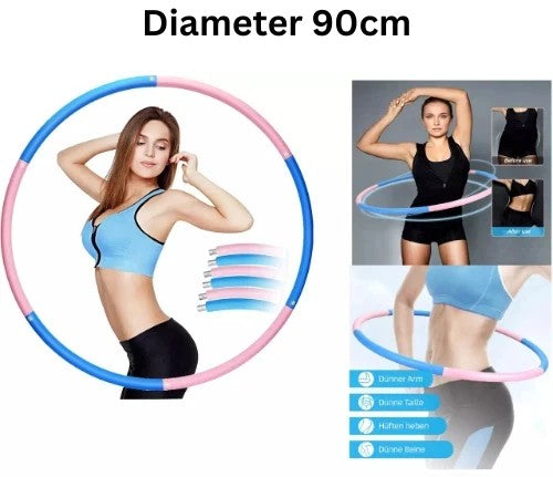 Collapsible Hula Hoop Adult Smart Hoola Abs Exercise Workout Fitness