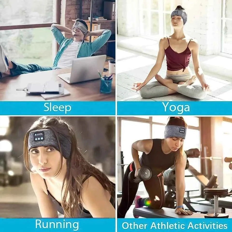 Headband Headphones - Soft Comfortable Fitting While Sleeping - Bluetooth 5.0