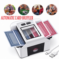 Rechargeable Automatic Card Shuffler for Poker & Game Nights