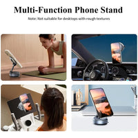 Foldable Magnetic Car Phone Holder | 360° Suction Mount