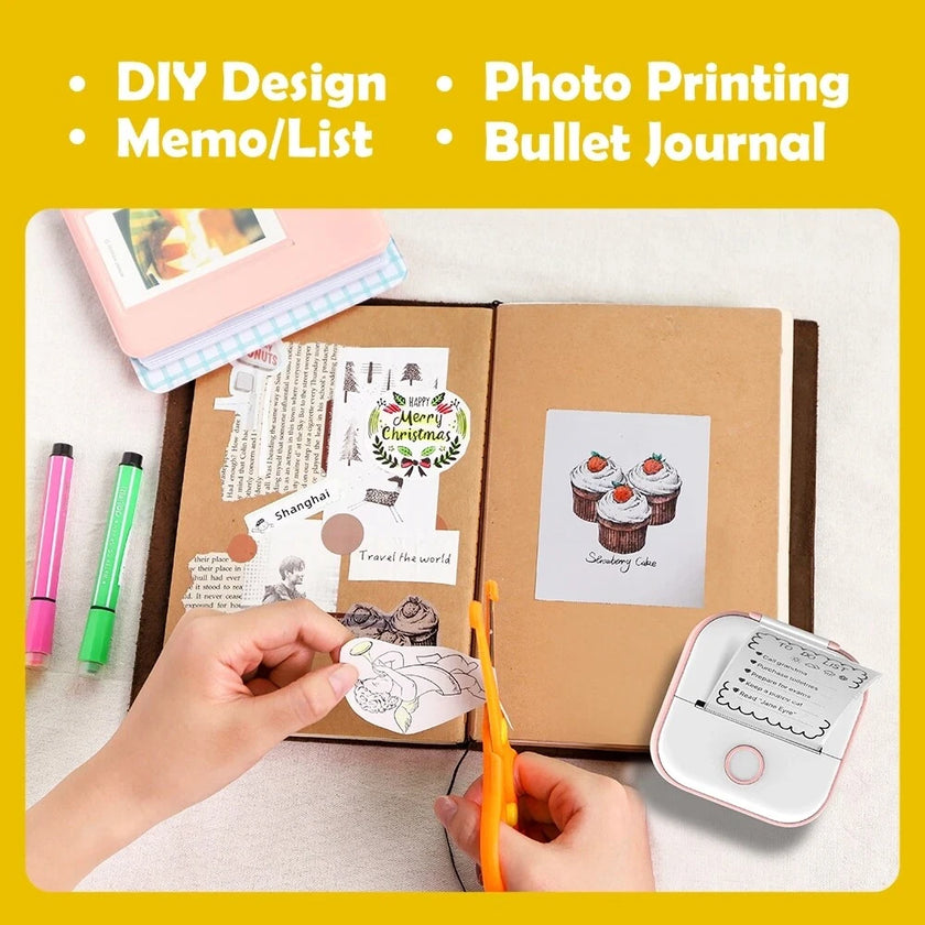Phomemo T02 Mini Bluetooth Thermal Printer – Yellow
