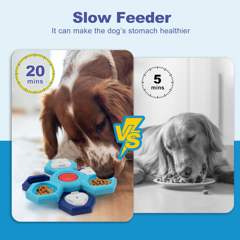 Layers Slow Feeder Puzzle Dog Bowls Assemble Slow Eating Bowl For Dogs Non-slip Interactive Dog Puzzle Game Slow Bowl Pet Products