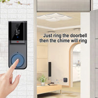 Smart Wifi Wireless Video Doorbell Security Streaming Camera Door Bell Intercom