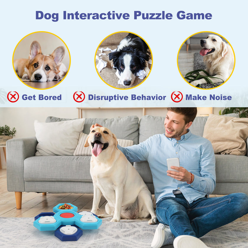 Layers Slow Feeder Puzzle Dog Bowls Assemble Slow Eating Bowl For Dogs Non-slip Interactive Dog Puzzle Game Slow Bowl Pet Products
