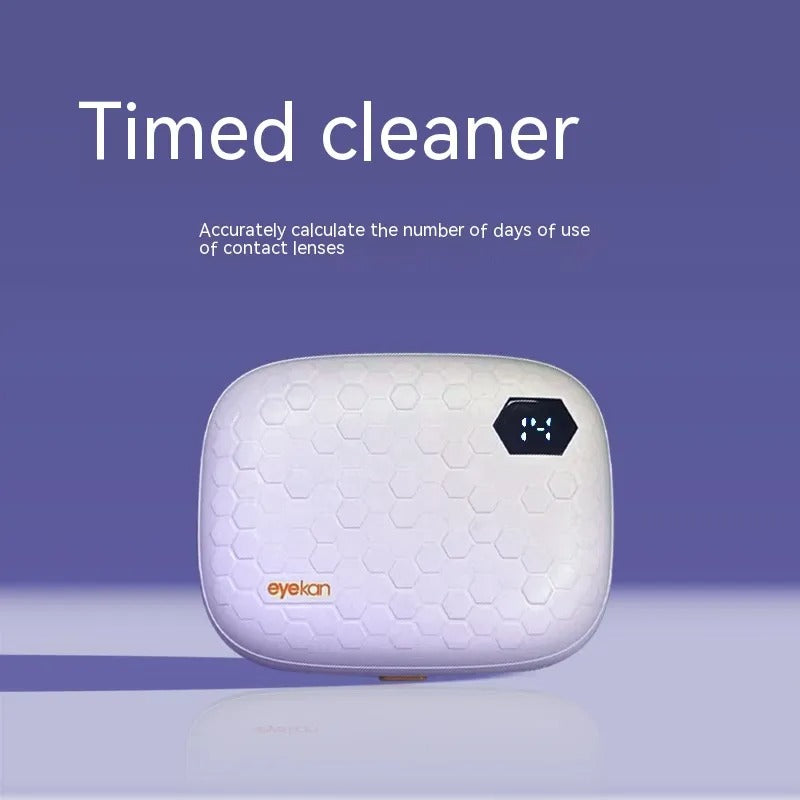 Automatic Contact Lens Cleaning Machine Electric Ultrasonic Flushing