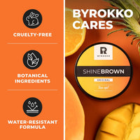 BYROKKO Shine Brown Original Tanning Cream 210ml | Sunbed Tan Accelerator