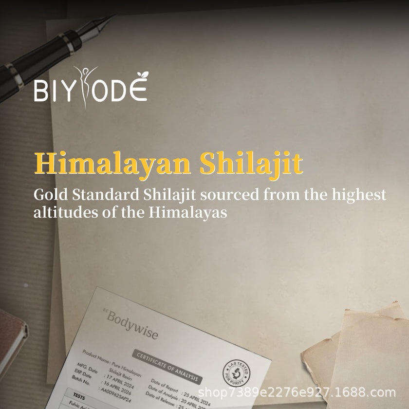 Biyode Himalayan Gold Standard Shilajit Resin - 50g