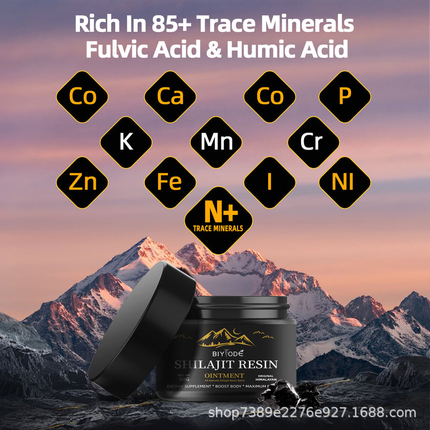 Biyode Himalayan Gold Standard Shilajit Resin - 50g
