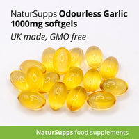 NaturSupps Odourless Garlic 1,000mg – 200 Capsules