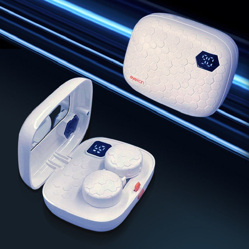 Automatic Contact Lens Cleaning Machine Electric Ultrasonic Flushing