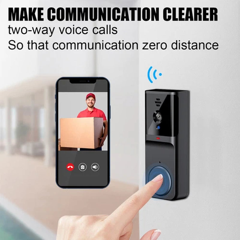 Smart Wifi Wireless Video Doorbell Security Streaming Camera Door Bell Intercom