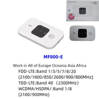 4G Pocket Wifi Router 150Mbps Modem Mobile WiFi Hotspot Wireless Mifi Modem Router SIM Card Slot