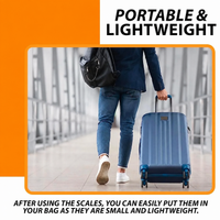 Digital Handheld Luggage Scale – 50kg Capacity, Black