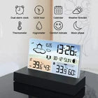 Digital Thermometer Indoor &Outdoor Weather Station Wireless Clock Calendar