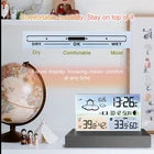 Digital Thermometer Indoor &Outdoor Weather Station Wireless Clock Calendar