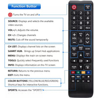 Samsung Compatible TV Remote Control Universal BN59-01175N Replacement Smart TV Led 4K