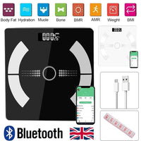 Smart Scales for Body Weight Body Fat, Bluetooth Body Fat Digital Scale with APP