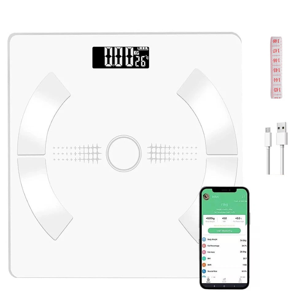 Smart Scales for Body Weight Body Fat, Bluetooth Body Fat Digital Scale with APP