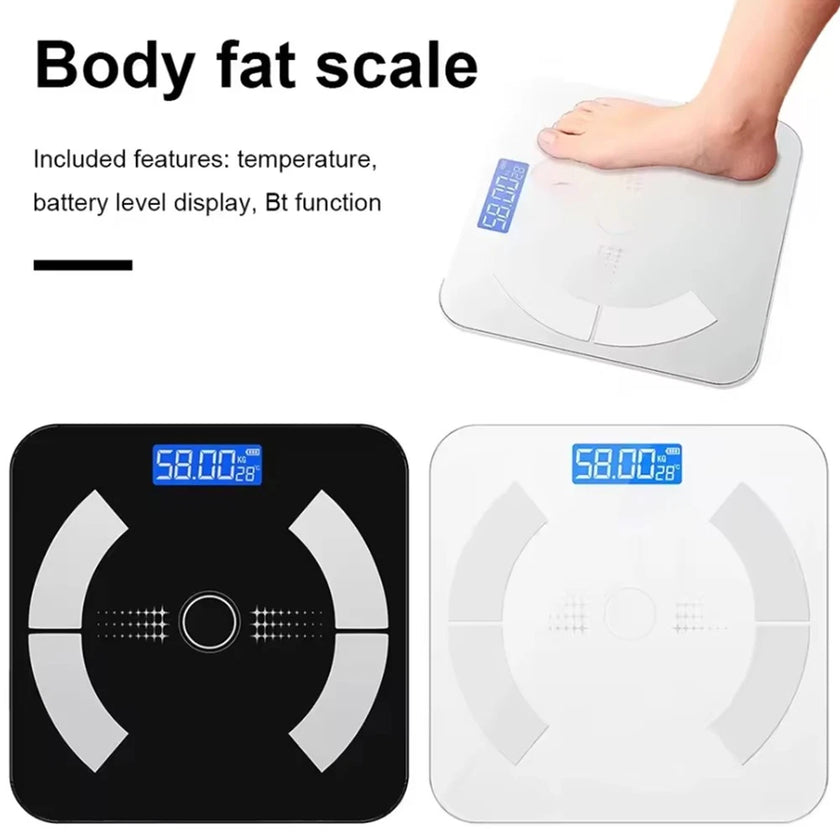 Smart Scales for Body Weight Body Fat, Bluetooth Body Fat Digital Scale with APP