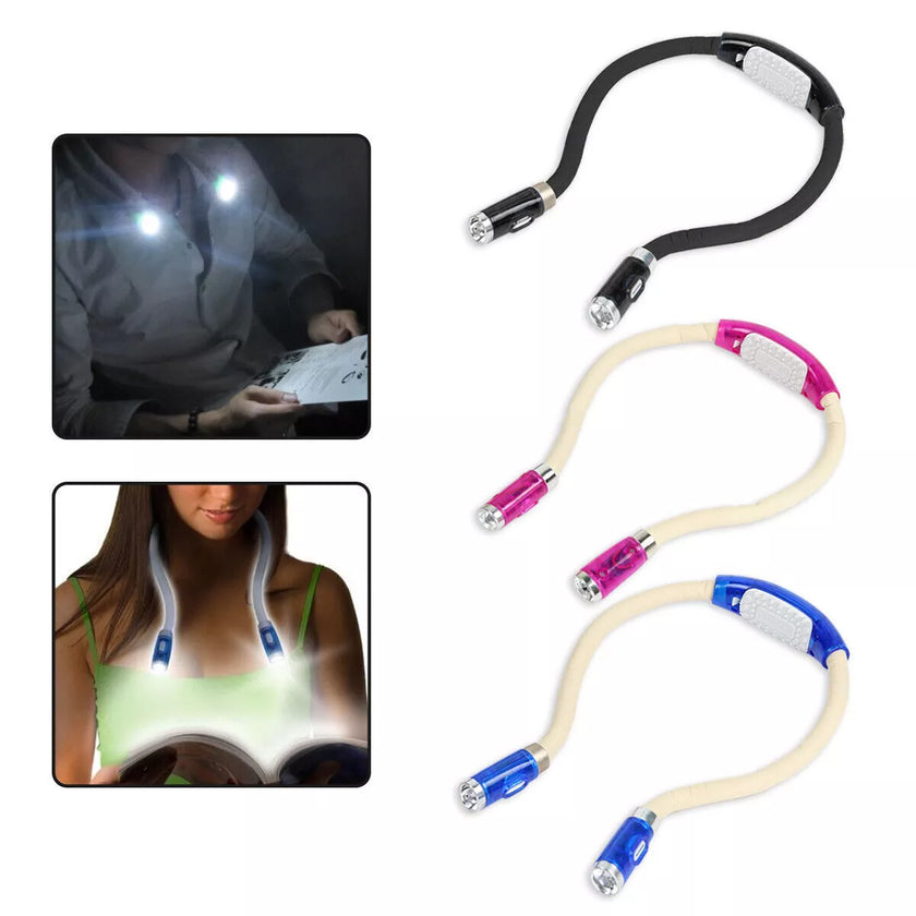 Hands-free Reading Huglight Over Neck Flexible  LED Lamp