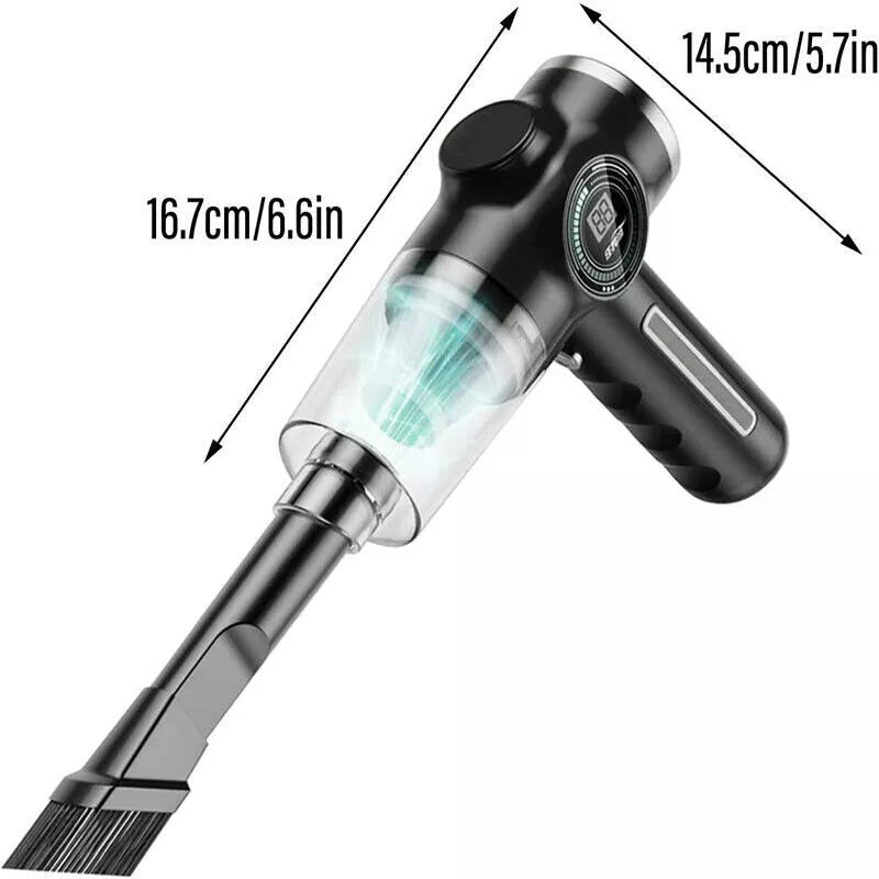 Wireless Vacuum Cleaner Handheld Mini Vaccum 29000 pa Power Suction USB Rechargeable