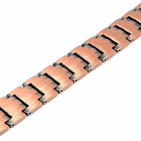 Mens PURE COPPER Bracelet Magnetic Therapy for Arthritis Pain Relief
