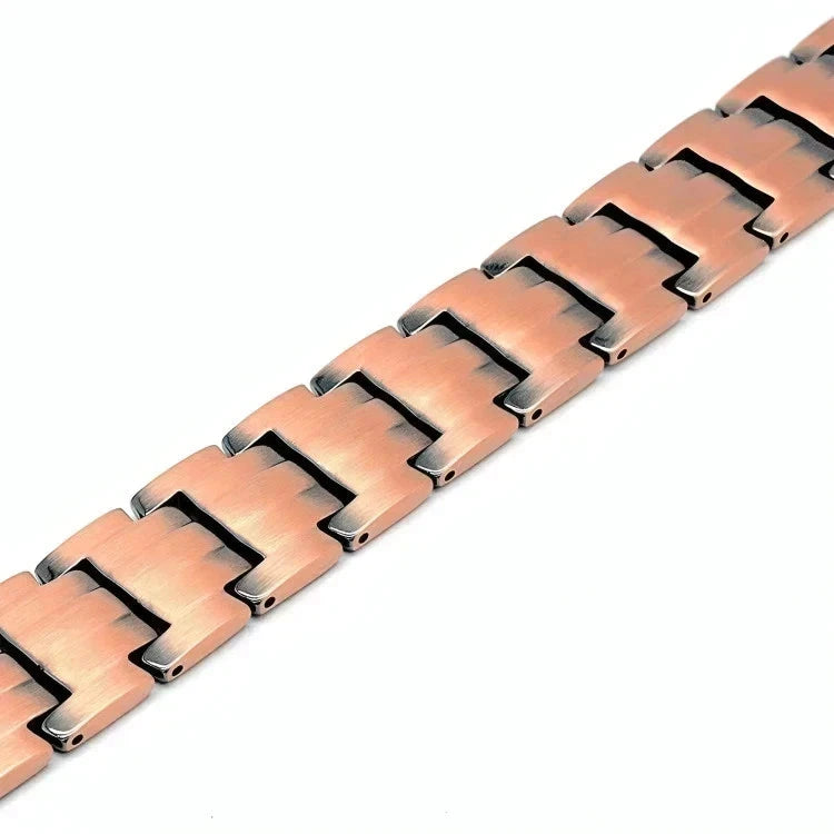 Mens PURE COPPER Bracelet Magnetic Therapy for Arthritis Pain Relief