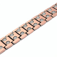 Mens PURE COPPER Bracelet Magnetic Therapy for Arthritis Pain Relief