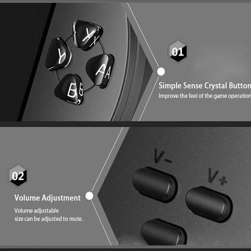 64 Bit 4.3" PSP Handheld Game Player 10000+ Games8GB X6 Portable Console Player