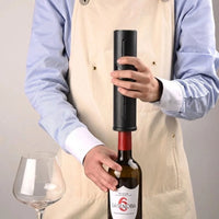 4-in-1 Electric Wine Opener Gift Set with Foil Cutter, Aerator and Vacuum Stopper