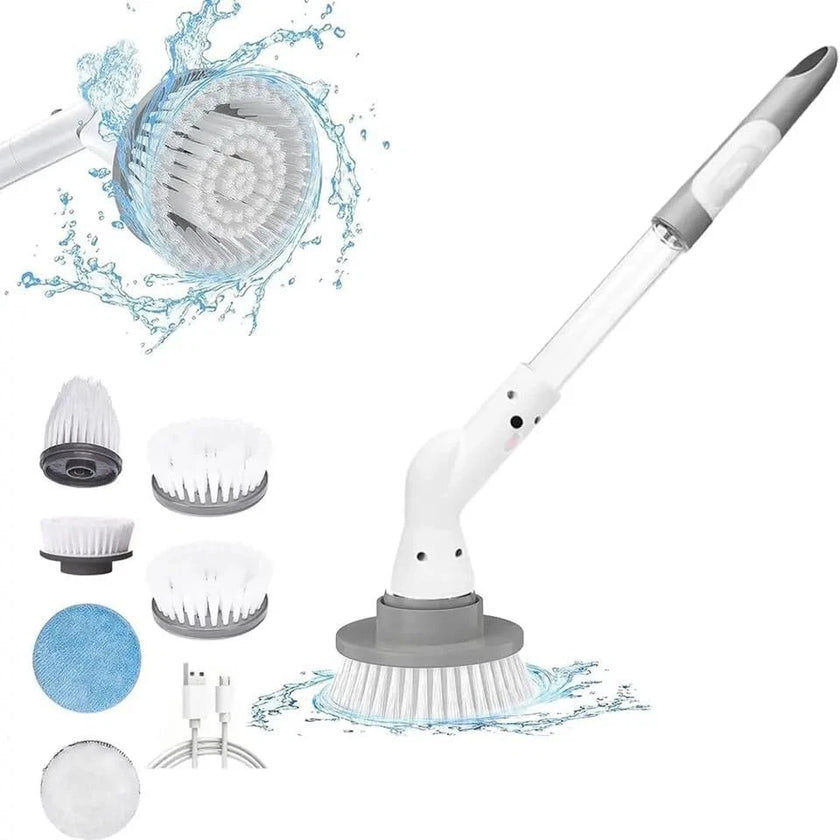 Cordless Electric Spin Scrubber for Bathroom & Home Cleaning