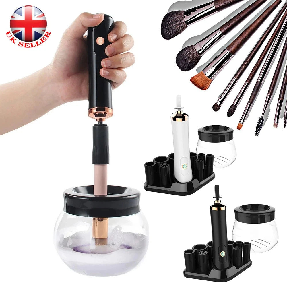 Automatic Electric Makeup Brush Cleaner and Dryer – Black
