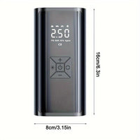 Cordless USB Rechargeable Digital Tyre Inflator Air Pump