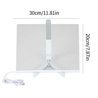 LED Acrylic Light-Up Message Board 7 Neon Pens Rewritable Drawing Tablet for Kids