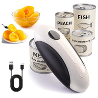 USB Rechargeable One-Touch Electric Can Opener