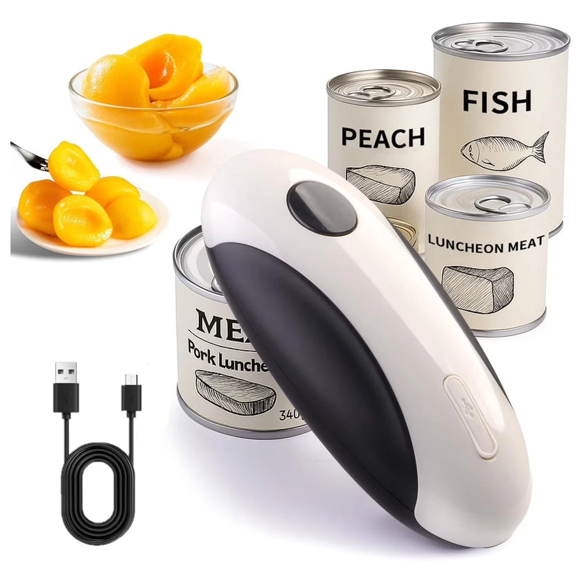 USB Rechargeable One-Touch Electric Can Opener