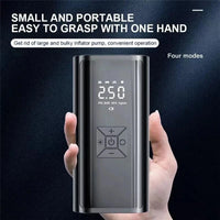 Cordless USB Rechargeable Digital Tyre Inflator Air Pump