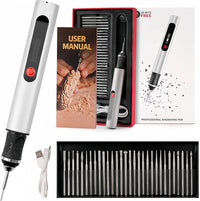 Mini Cordless Rechargeable Engraving Pen Kit with 30 Accessories