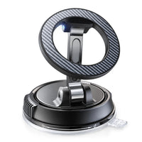 Foldable Magnetic Car Phone Holder – 360° Rotating Suction Mount