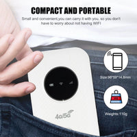 Pocket 4G LTE Mobile WiFi Router 3650mAh Batt. 150Mbps Fast Internet for Travel
