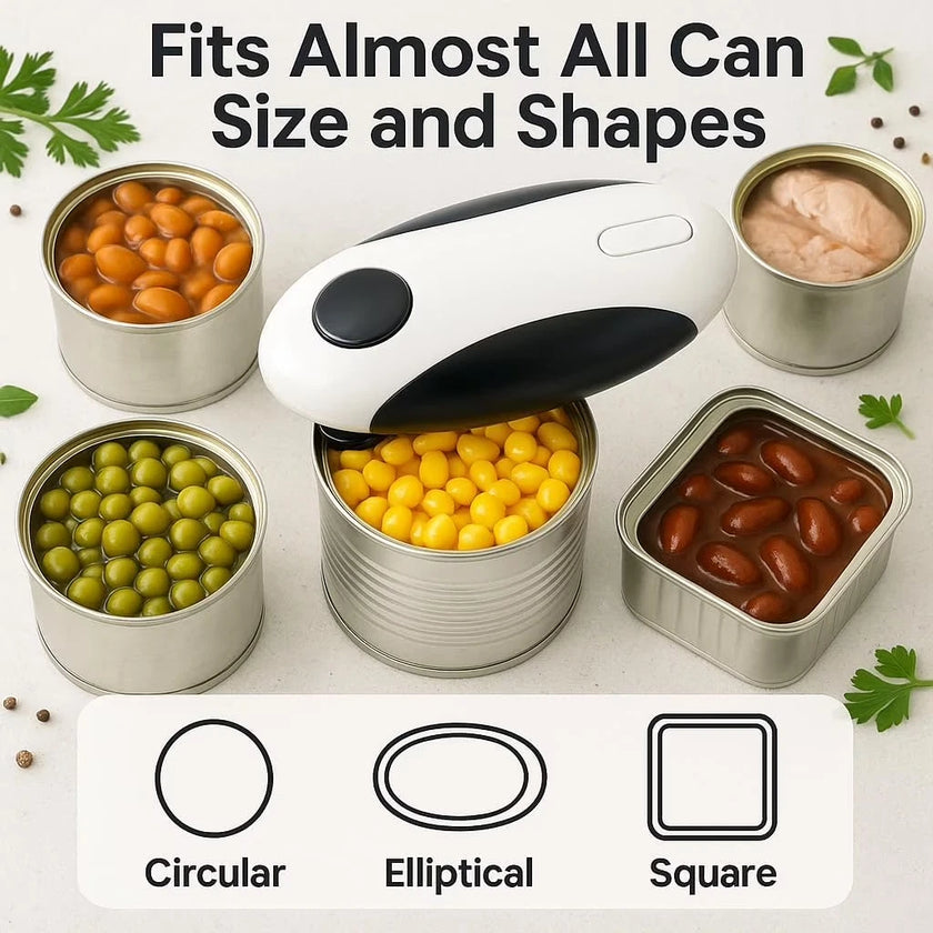 USB Rechargeable One-Touch Electric Can Opener